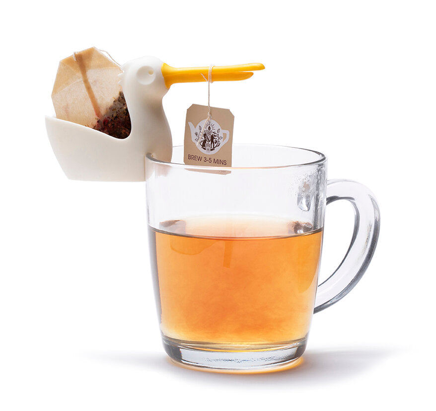 Pelicup holder til tepose - hvid